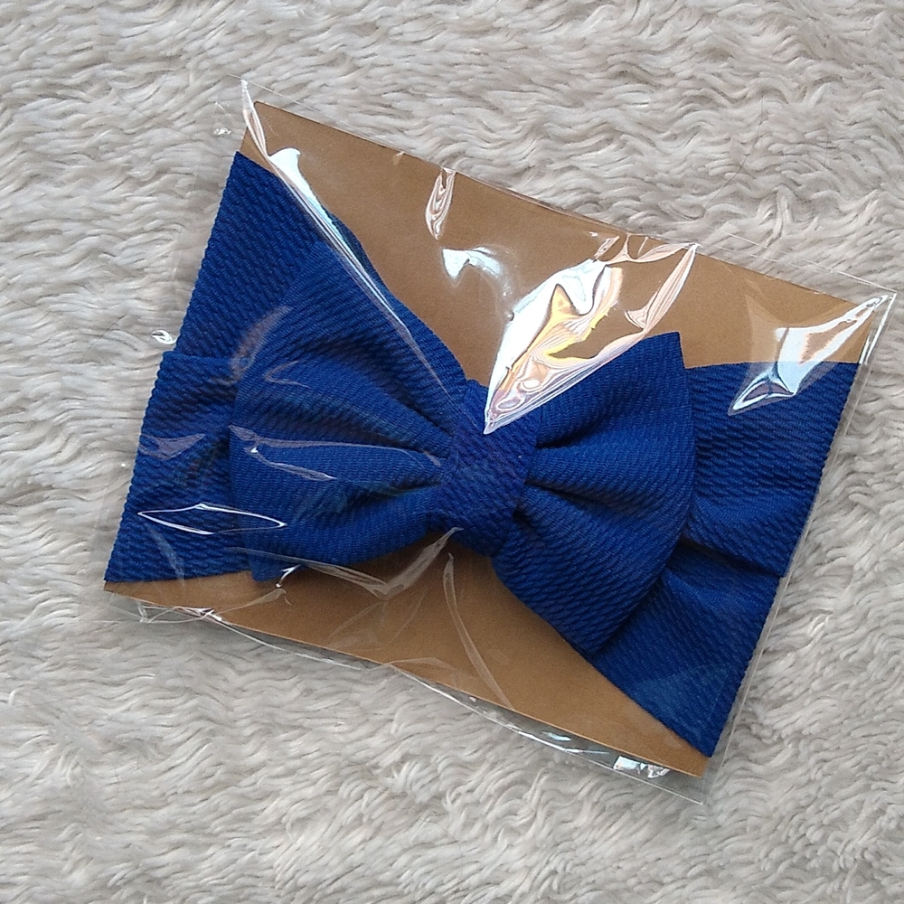 Blue headband for infant NWT